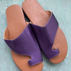 Purple sandals. New.